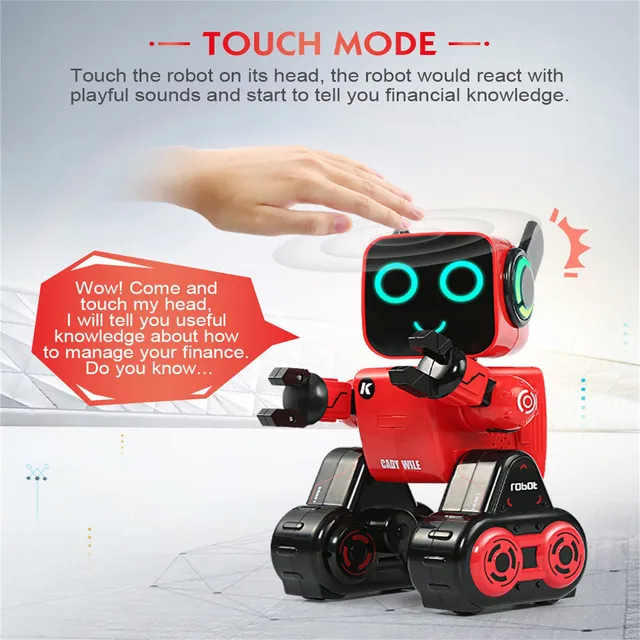 RC Vector robot JJR/C R4 CADY WILE 2.4G Intelligent Remote Control Advisor Coin Bank Smart Robot Money Coin Piggy Bank Kids toys 2