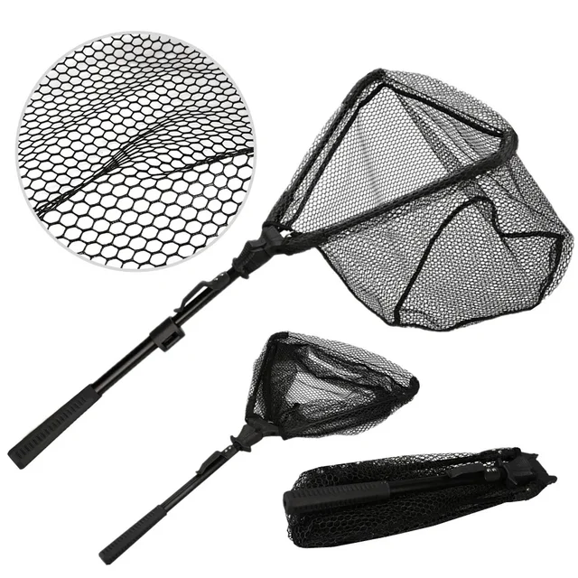 Retractable Fishing Landing Net with Telescoping Pole Foldable Handle for Kids Men Freshwater Saltwater Fly Fishing Carp net Retractable Fishing Landing Net with Telescoping Pole Foldable Handle for Kids Men Freshwater Saltwater Fly Fishing Carp net