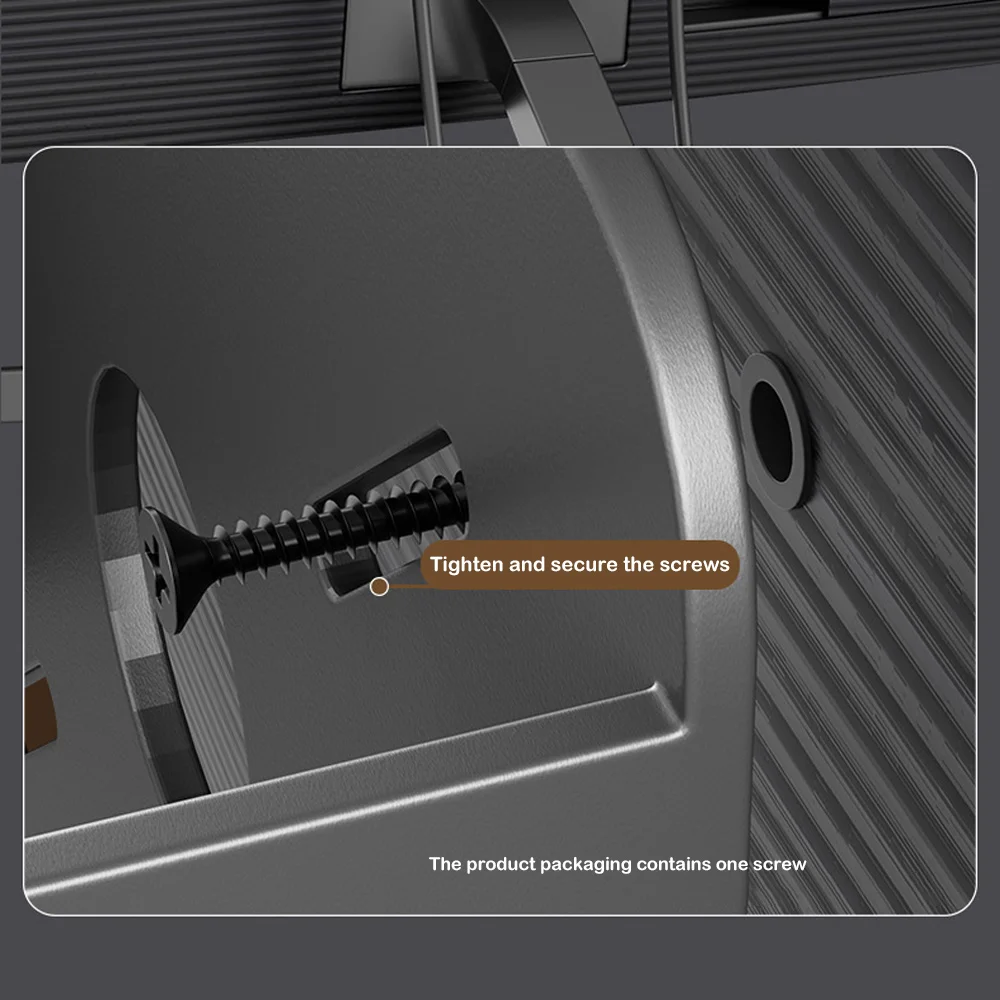 7.8인치 호스트 벽 브래킷 강철 방열 호스트 스토리지 랙 다중 설치 방법 Apple Mac Mini용 긁힘 방지