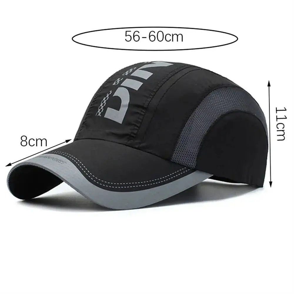 Golf Cap Breathable Quick Dry Cap Adjustable Waterproof Baseball Snapback Sun Protection Truck Hat Outdoor Sport