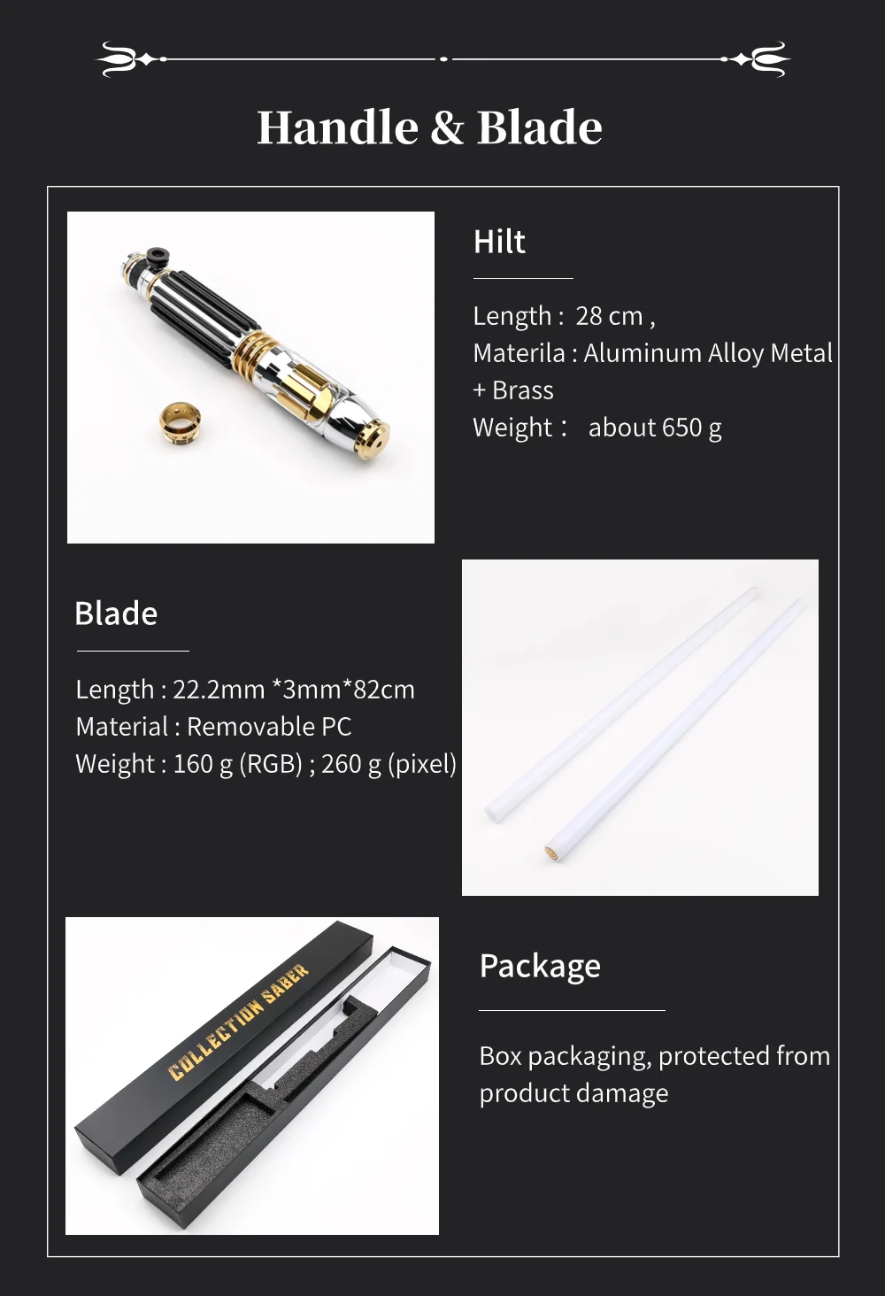TXQSABER Mace Windu New Replica Lightsaber Infinite Colors