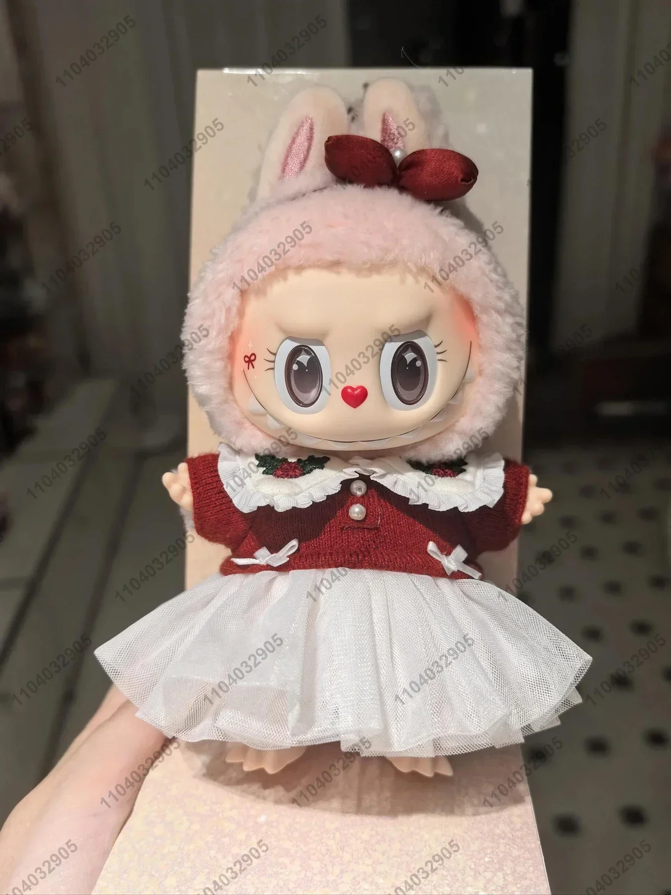 Christmas Mokoko Twinkle Fairy Tale Labubu The Monsters Original Replica 1: 1 Action Figure Vinyl Plush Toy Bag Charm Pendant