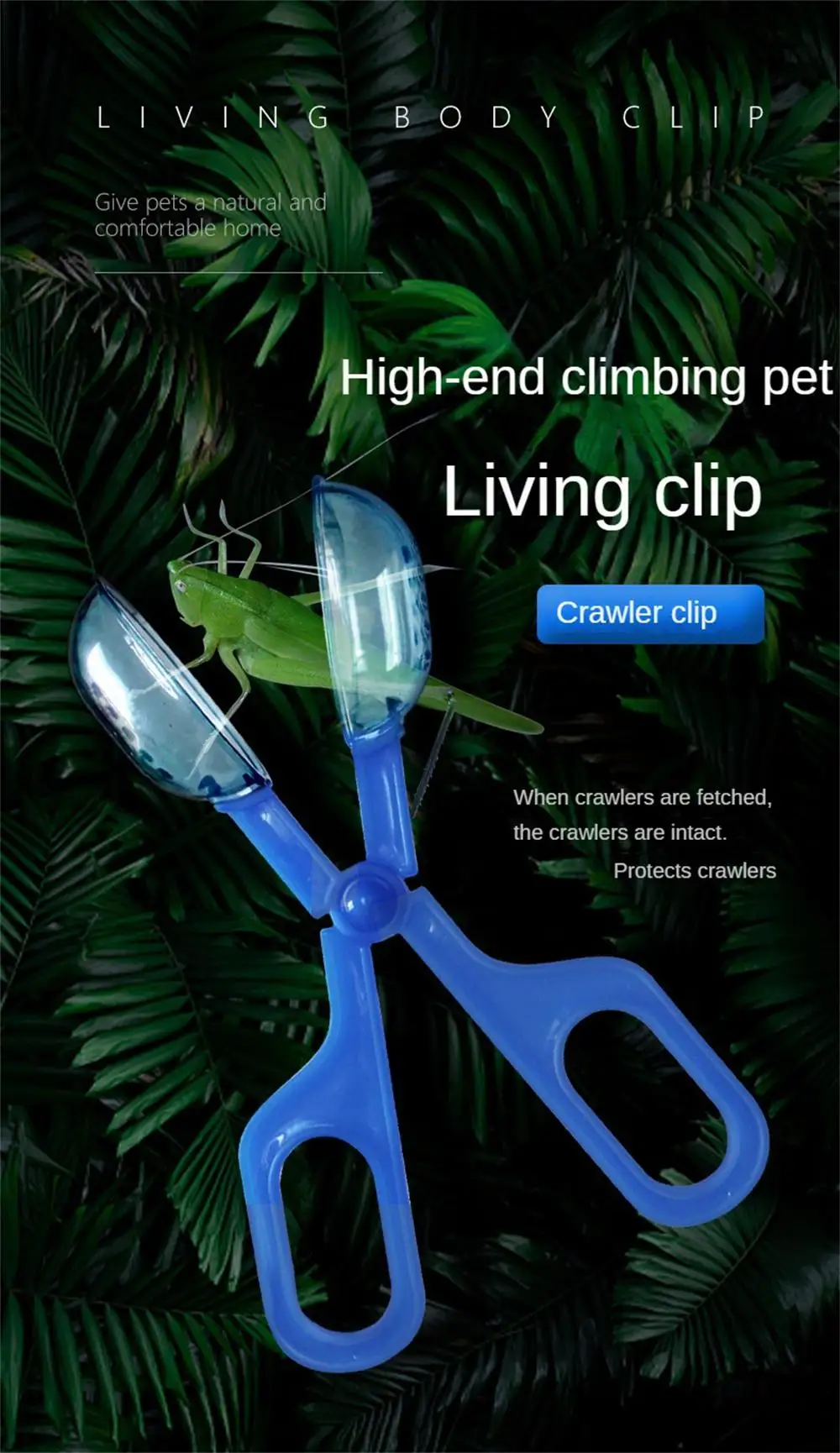 Description Picture 2 of item1~10PCS Bug Insect Catcher Scissors Tongs Tweezers Scooper Clamp Portable Handy Scoopers Outdoor Bug Catcher Garden