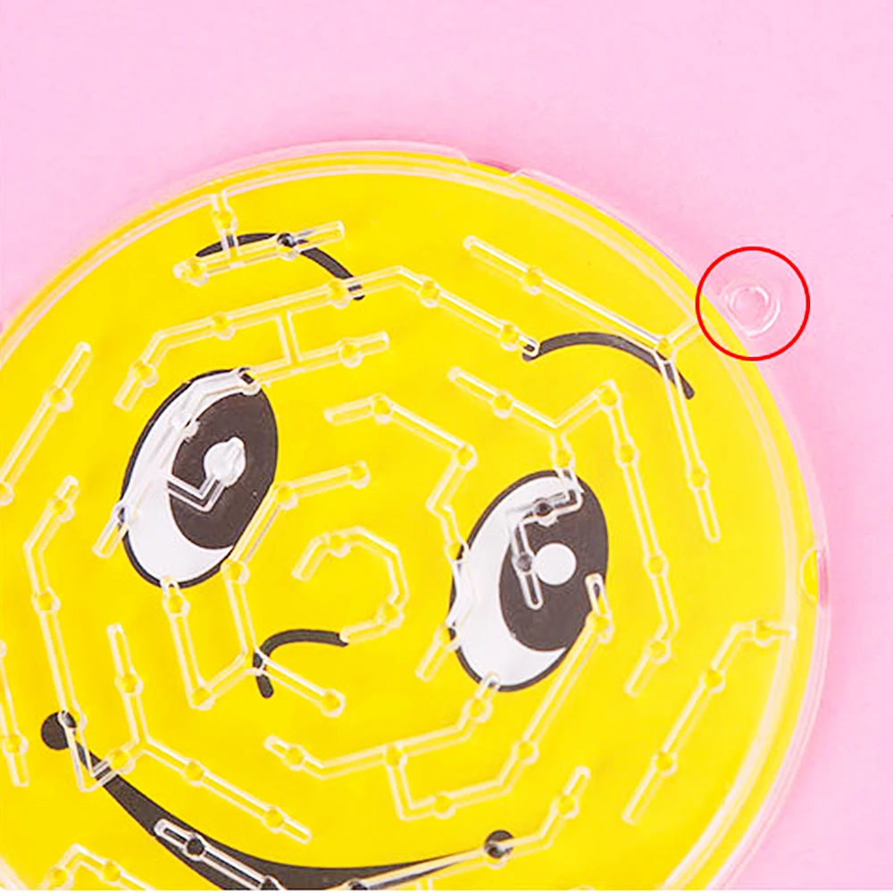 12/30Pcs Round Smiling Face Beads Maze Toy Boys And Girls Birthday Party Baby Gift Giving Gifts Pinata Filler Christmas Prizes