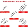 1/2/3/4/6PCS Car Wiper For Chevrolet Spark EV M400 2016-2021 Front Rear Wiper Blades Brushes Auto Accessories 2018 2019 2020 3