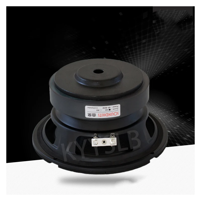 80W 6.5 Inch Subwoofer Speaker Unit Home Theater Car Audio Modification and Upgrade High Power HIFI Woofer LoudSpeaker woofer speaker speaker driver unit