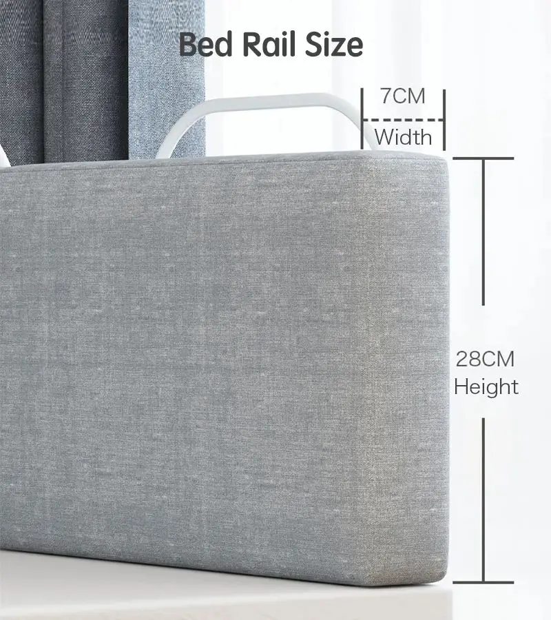 1pc 60cm Baby Bed Guardrails Barrier for Baby Bed Fence Railing for Children's Protection Rail Guard Kid (22.5 inch)