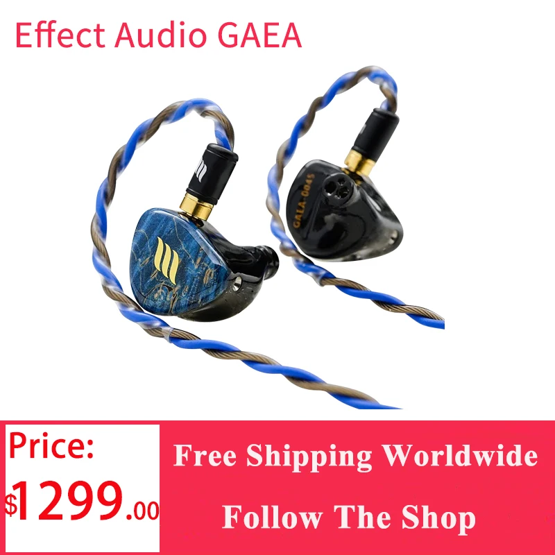 Effetto Audio X Elysian Acoustic Labs: Gaea Hybrid 1Dd + 4Ba Monitor In-Ear Iems Appositamente Sviluppato Dive Pass Ii Doppia Ventilazione