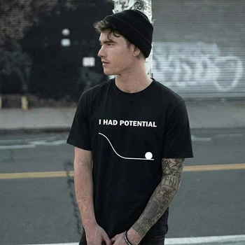 Project Hail Mary “I Had Potential” Ryland Grace Same Style Quick Drying  Shirt 2026 Summer Fashion Men Oversized Tshirt Moto 1