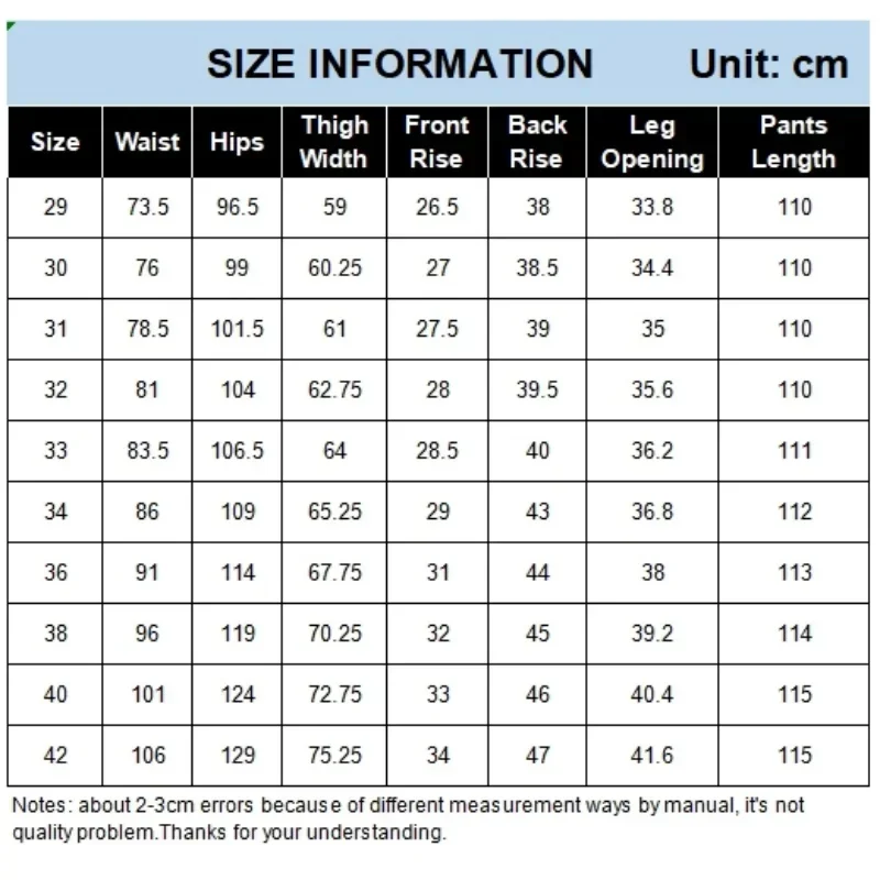 Jeans Tall Men 110CM 115CM Superlong  Plus Size 40 42 Straight Classic Young Boys Pants Extra Long Elastic Male Denim Trousers 6