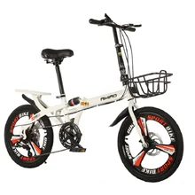 OUTUP 20 Inch Adult Folding Bicycle Small Home Mobility Bicycle Children Variable Speed Bicycle Dropshipping