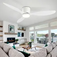 IRALAN Ceiling Fan With Light,42 Inch/52 Inch Low Profile Ceiling Fan with remote control,  For Indoor and Covered Outdoor 2