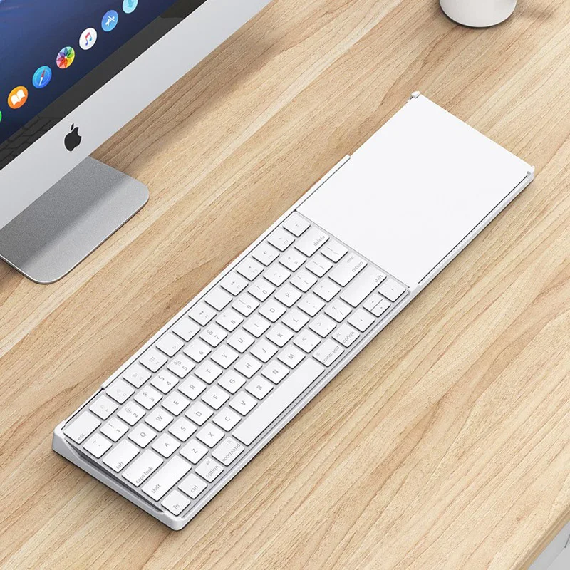 Suporte de Teclado Mágico Apple Imac em Quadro da Bandeja Identificação do Toque Trackpad A1644 2449 2450 A1535 Case do Apoio - Imagem 4