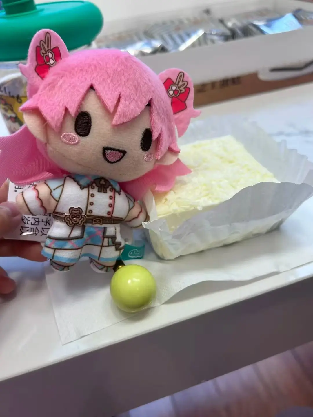 Project Sekai Momoi Airi Cosplay Anime Plush 10CM Cute Stuffed Body Plushie Cartoon Pendant Knapsack Ornament Birthday Gifts
