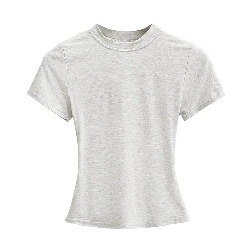 ตัวเลือกสินค้า เสื้อยืดแฟชั่น Y2K ทรงกระชับ ใส่สบาย ดีไซน์สวย