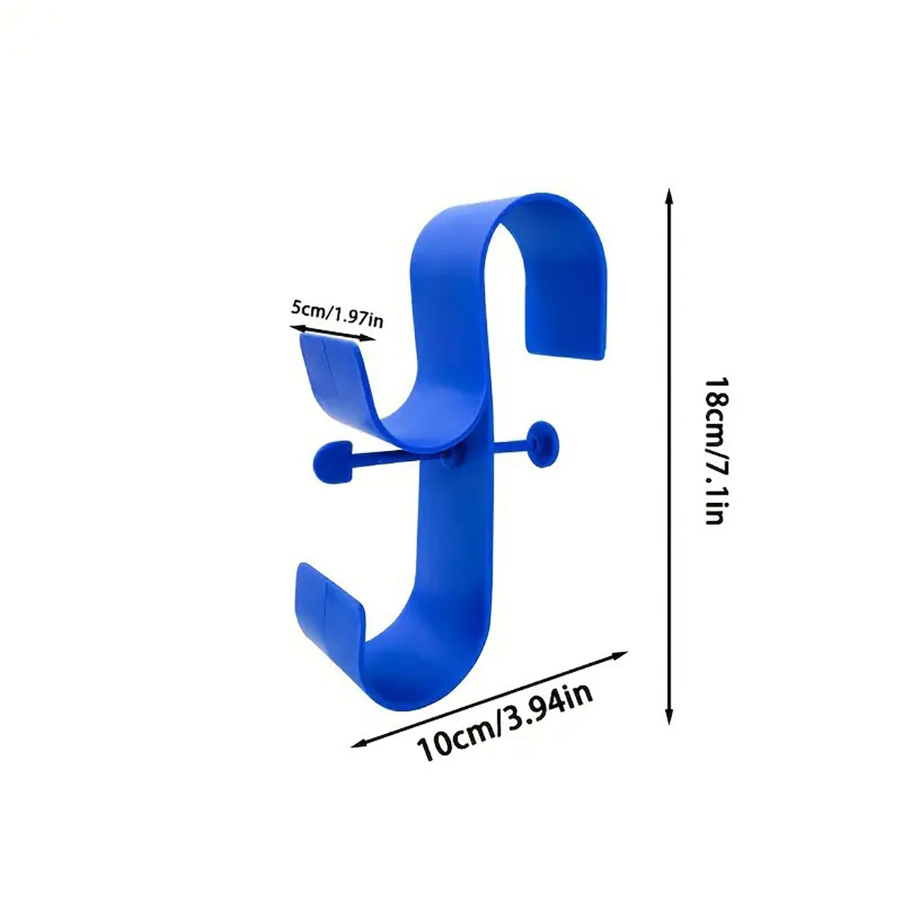 Adjustable Above Ground Pool Pole Hanger Pool Pole Hook for Telescopic Poles Skimmers Leaf Rakes