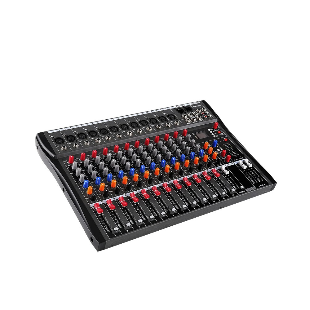 CT-120L 하이 퀄리티 DJ 장비, 12 채널 독립 스테레오 녹음 기능, 녹음용 라이브 오디오 믹서 콘솔