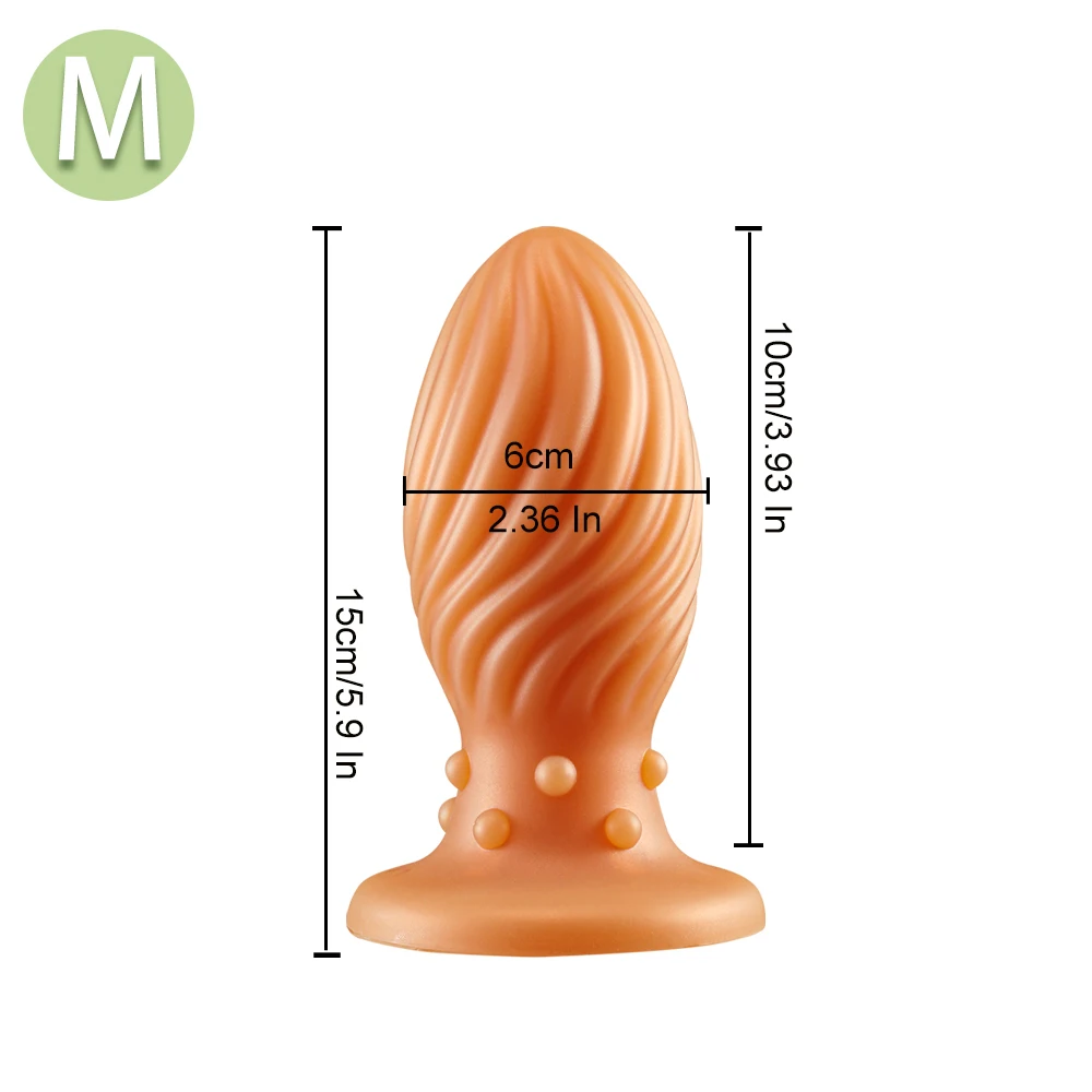 Silicone Anal Dildo Butt Plug Prostate And G Spot Stimulator Toy_voghion.com