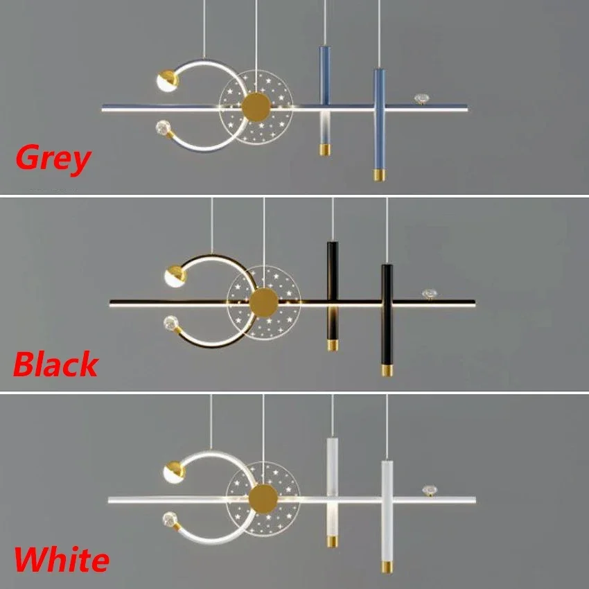 Nordische LED Pendel leuchten für Esstisch Bar Kronleuchter Innen leuchte Glanz Wohnkultur