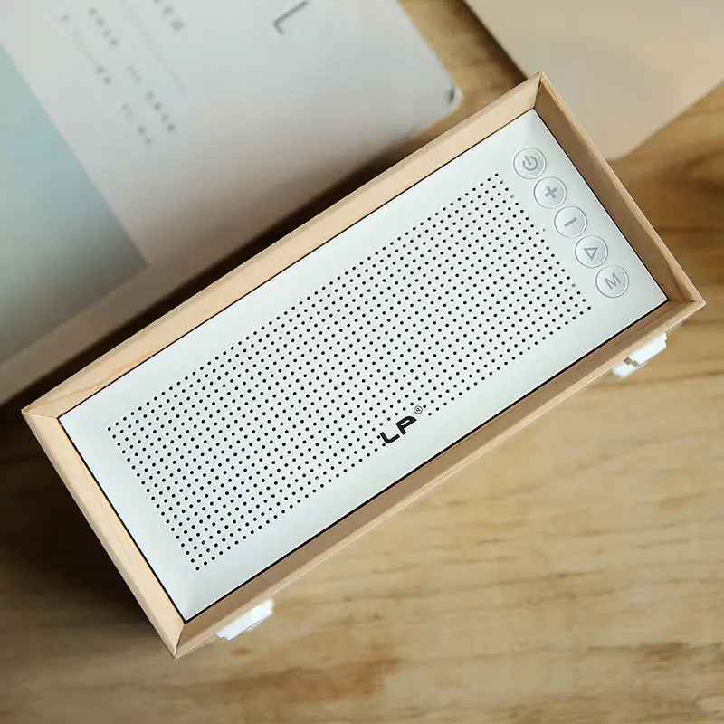 

Bluetooth Retro Speaker Mobile Phone Small Stereo Wooden Heavy Subwoofer Mini Home Nostalgic Computer Car