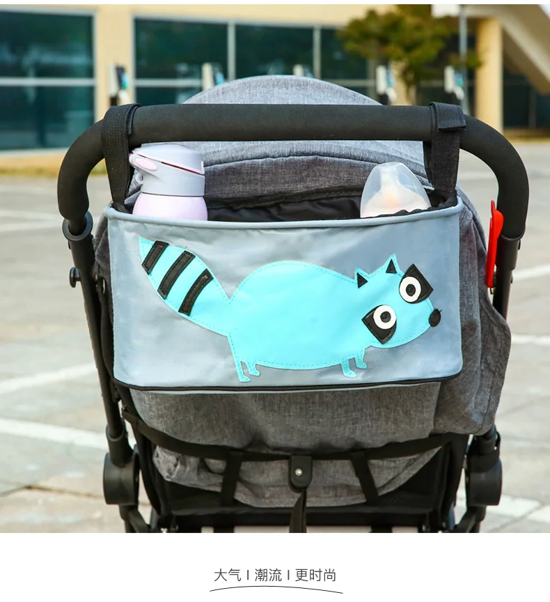 baby girl stroller accessories Baby Stroller Hanging Bag Cartoon Pram Organizer Diaper Bags Nursing Pushchair Waterproof Travel Bags Kids Cup Holder Mummy Bag Baby Strollers