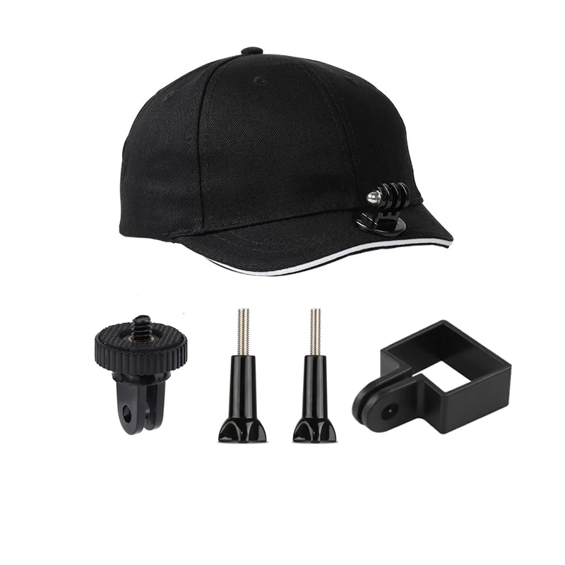 5In1 Action Pocket Camera Hat Sunshade Cap For Gopro / Dji Action 3 2 1 /Dji Pocket / Osmo Pocket 2 /Insta360 Camera Accessories