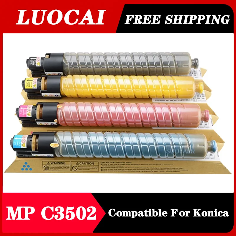 

Цветной тонер для копировального принтера MP C3502, совместимый с Ricoh MP C3002 C3502, цветной тонер для картриджа MP C3002/C3502
