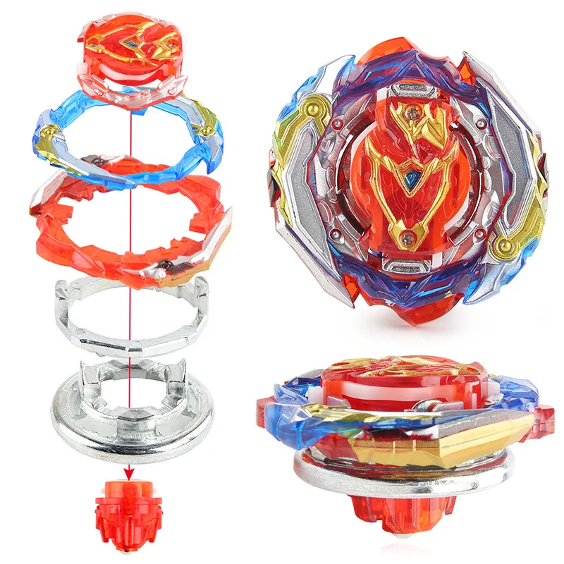 Bey Burst B-201 Zest Achilles Starter Metal Battle Spinning Top Toy Gyroscope