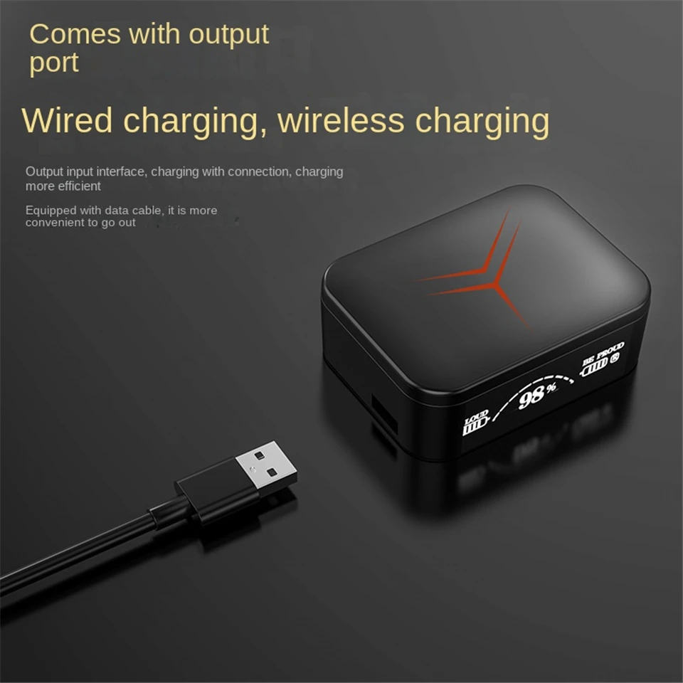 M90/M88 Earbuds Bluetooth | Waterproof  | Noise Cancelling With 3500mAh Power bank
