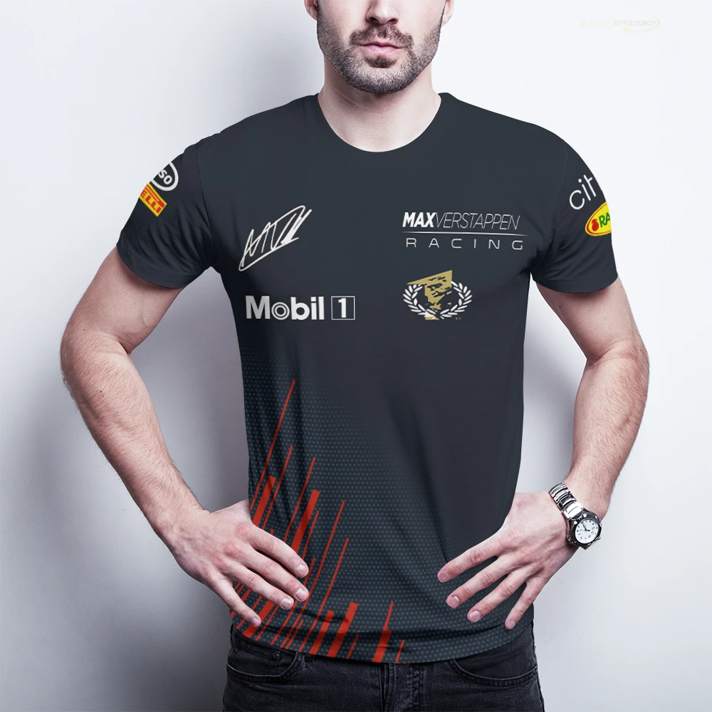 Summer New F1 Drivers World Champion T-shirt 2022 Car Fans Max Breathable Formula 1 Red Color Bull Racing Team T-shirts |