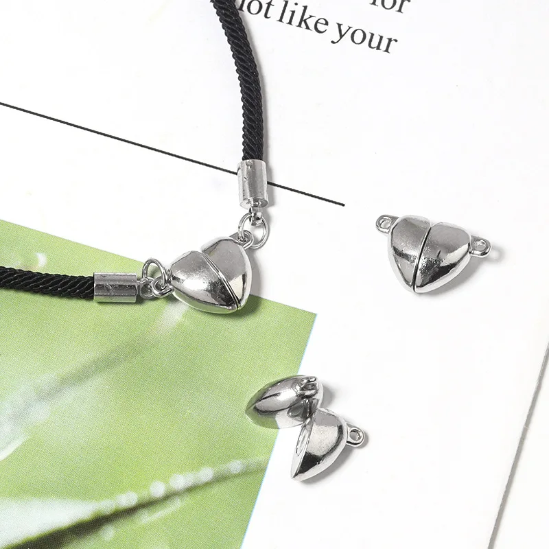 5pcs/lot Love Heart Buckle Strong Clasps Necklace