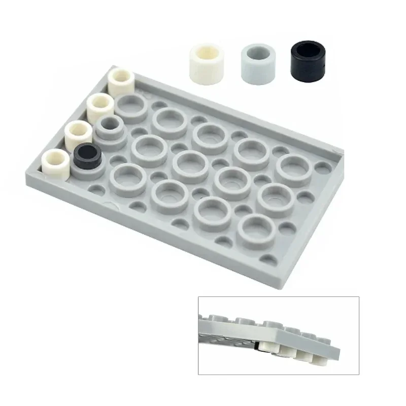 DIY Building Block Creative Cylinder Connector Toy with Stud Inverters