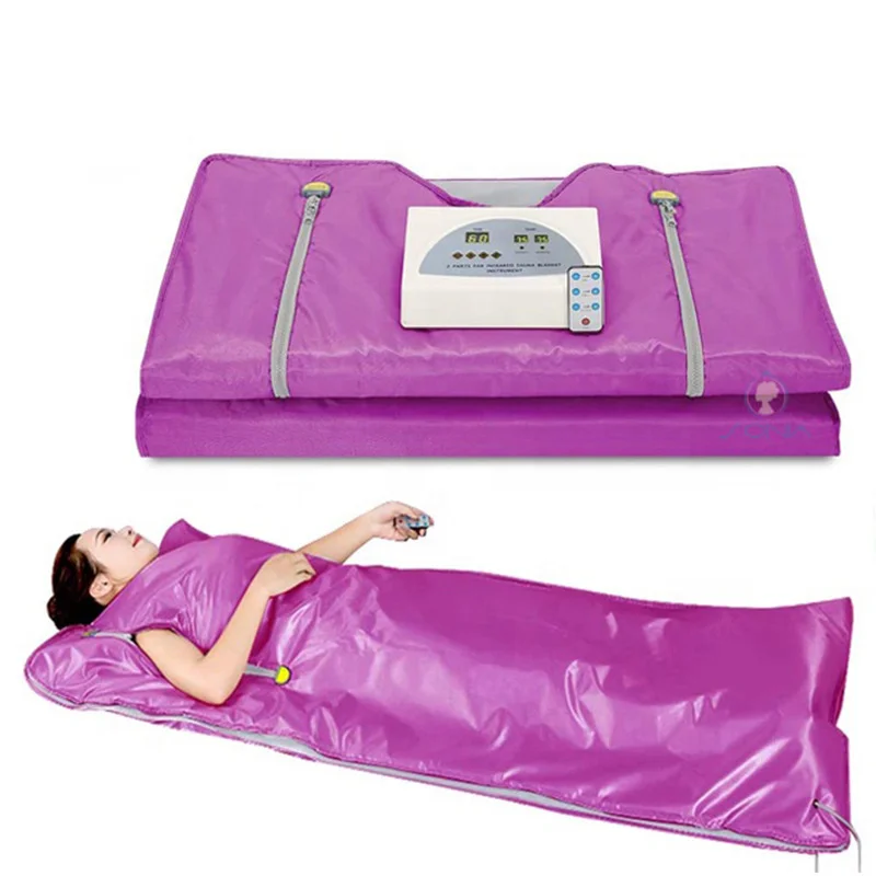 Description Picture 2 of itemFar Infrared Thermal Sauna Blanket 2 Zones For Home/SPA Body Relaxation Detoxification Therapy Machine EU/US Plug