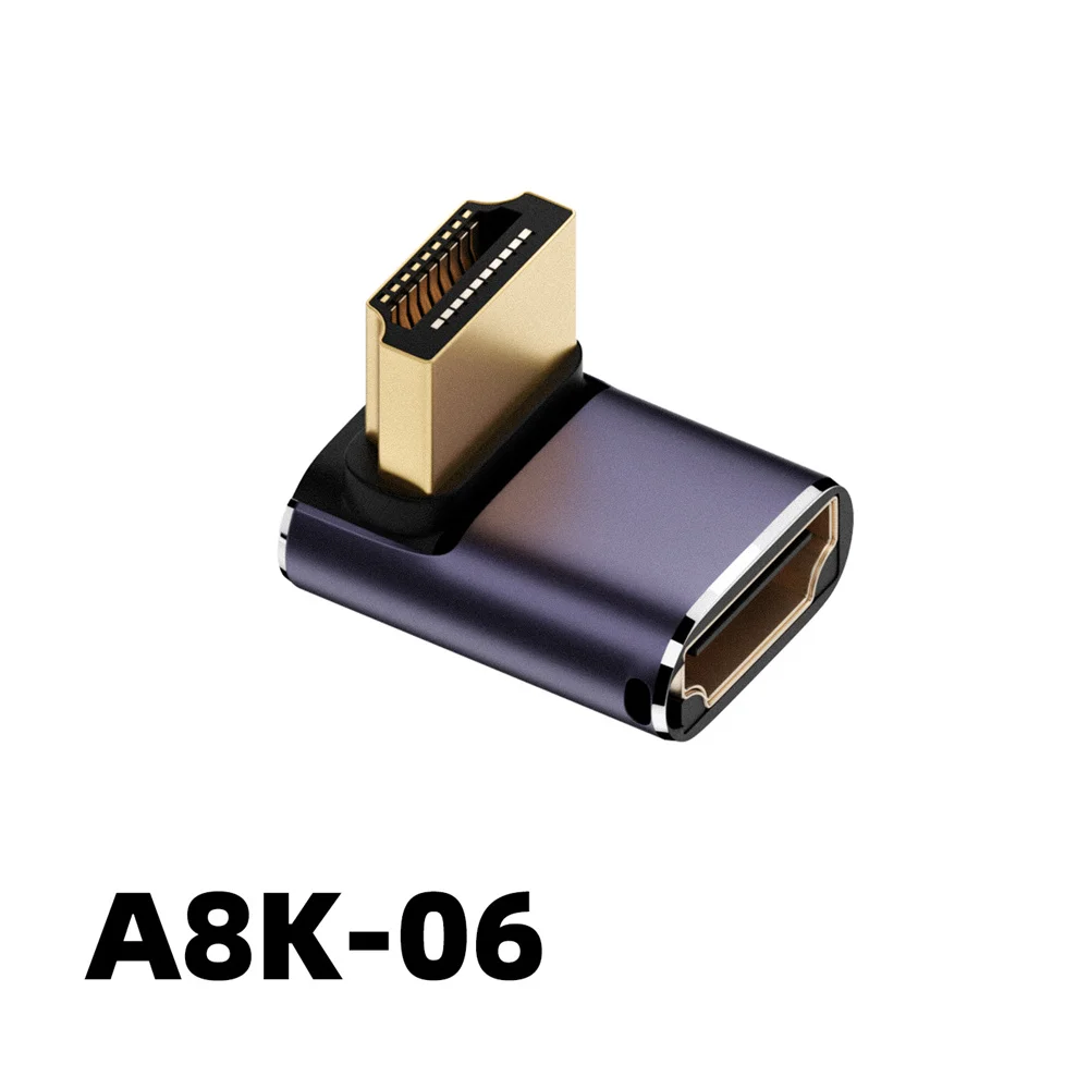 2.1 케이블 어댑터 암-암 케이블 변환기, HDTV PS5 노트북용 4K 익스텐더, 암-암, 1 개, 2 개