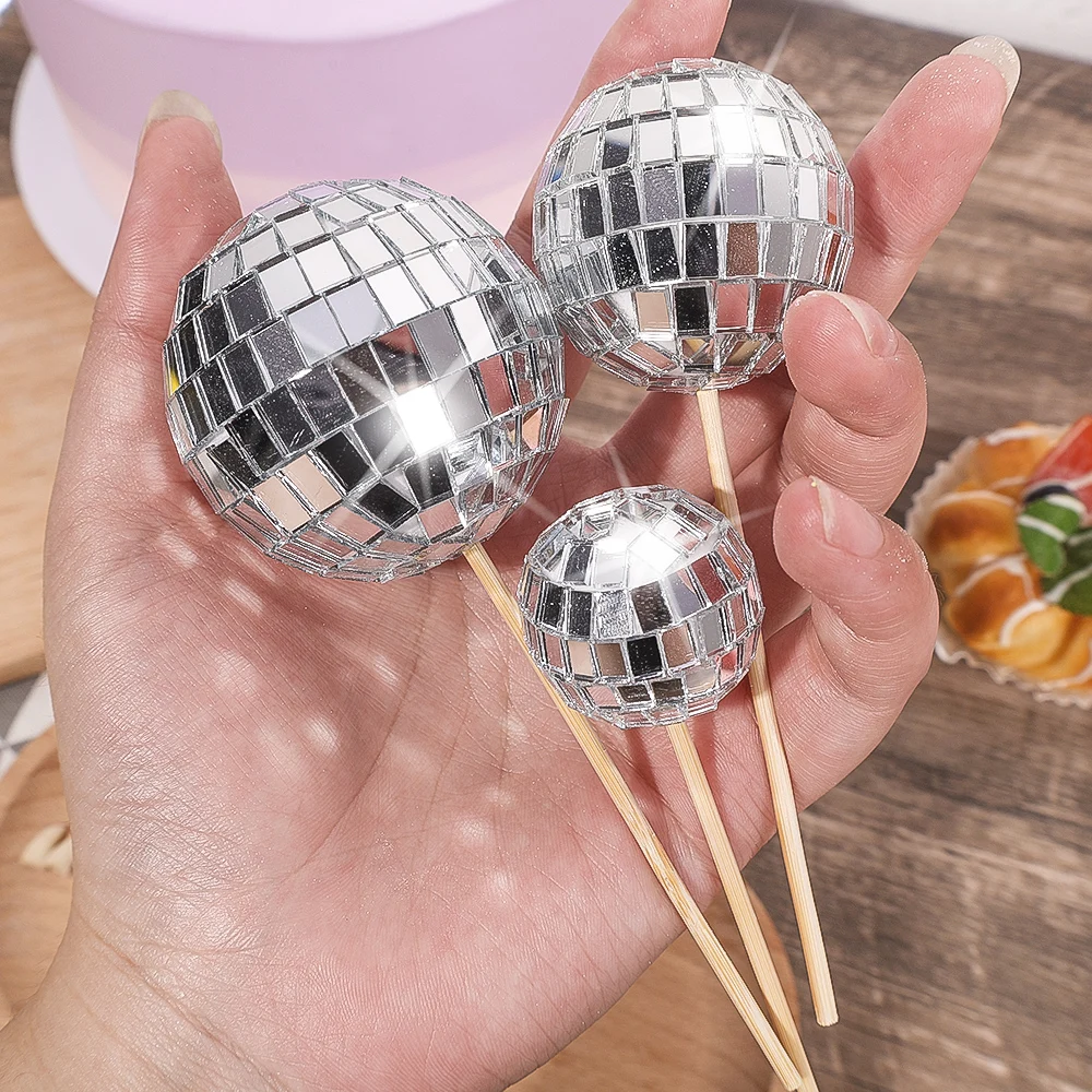 Palline Da Discoteca A Specchio - 21 Pezzi, 4 Dimensioni, Per Feste E Decorazioni - Foto 5