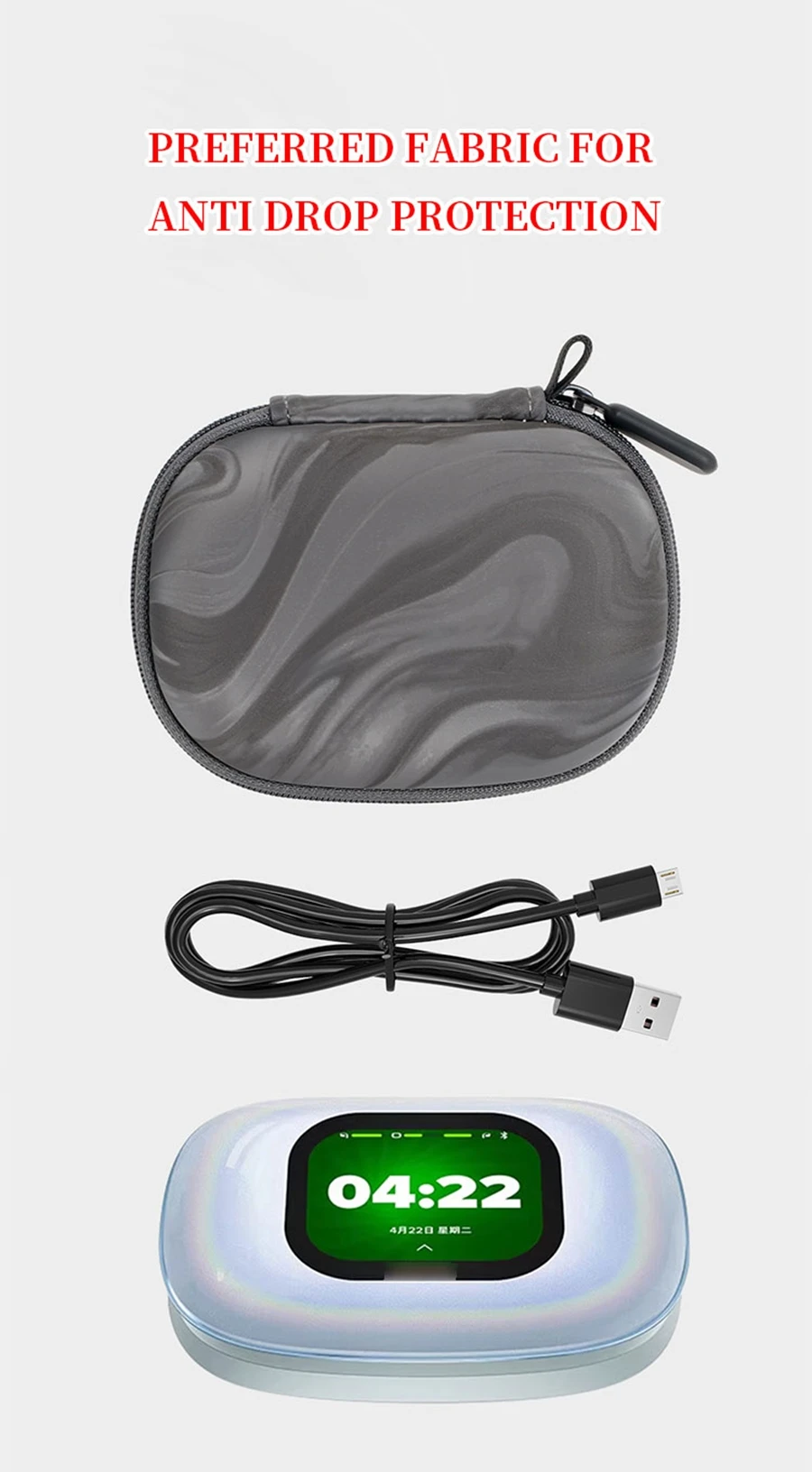 Hard EVA Storage Bag for Cleer Arc5 Earbuds Box Arc 5 TWS Ture Wireless Earbuds Travel Carrying Case