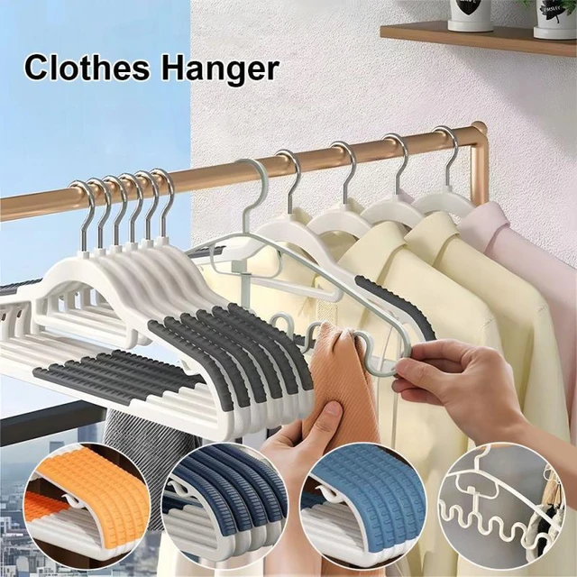 Durable Plastic and Metal Clothing Hangers, 100 Pack - AliExpress