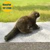 Otter High Fidelity Anime Cute Bank Beaver Plushie Lutra Lutra Plush Toys Lifelike Animals Simulation Stuffed Doll Toy Gifts 5