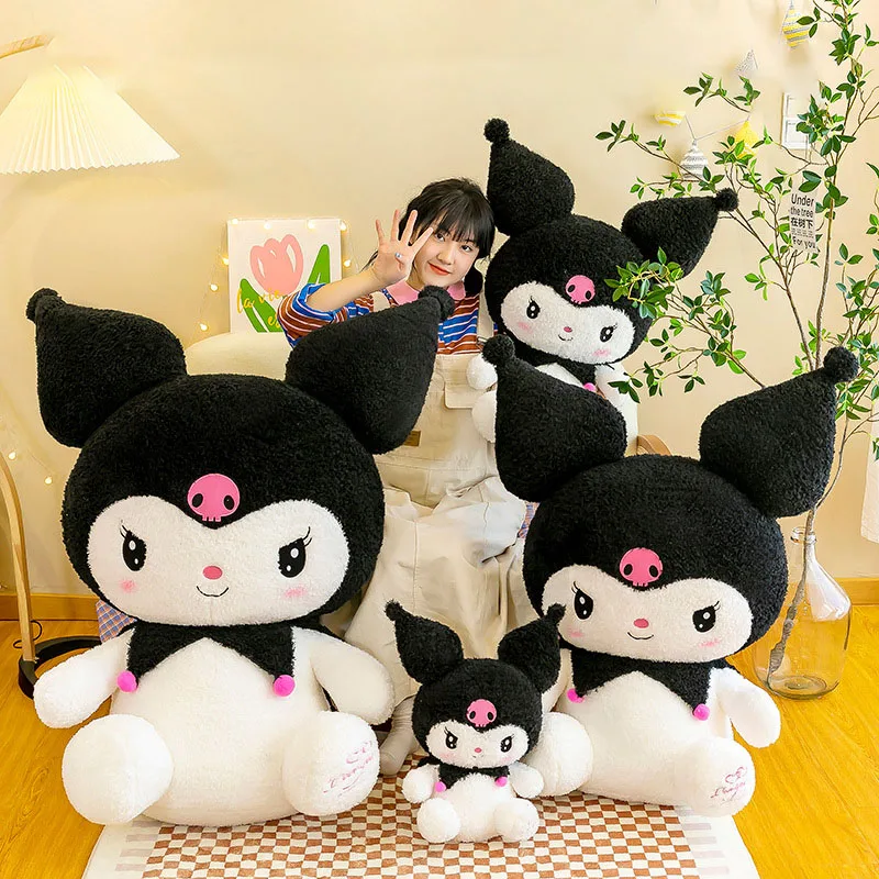 8 Cute Kuromi Pink Skirt Toy Soft Plush Stuffed Toys Kids Girl Birthday  Gift