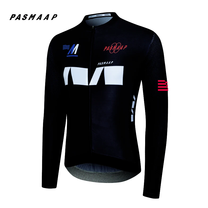2025 PASMAAP Cycling Jersey Long Sleeve Pro Team Jersey MTB Road Bike Clothing Maillot Ciclismo Hombre Breathable Bicycle Shirts 6