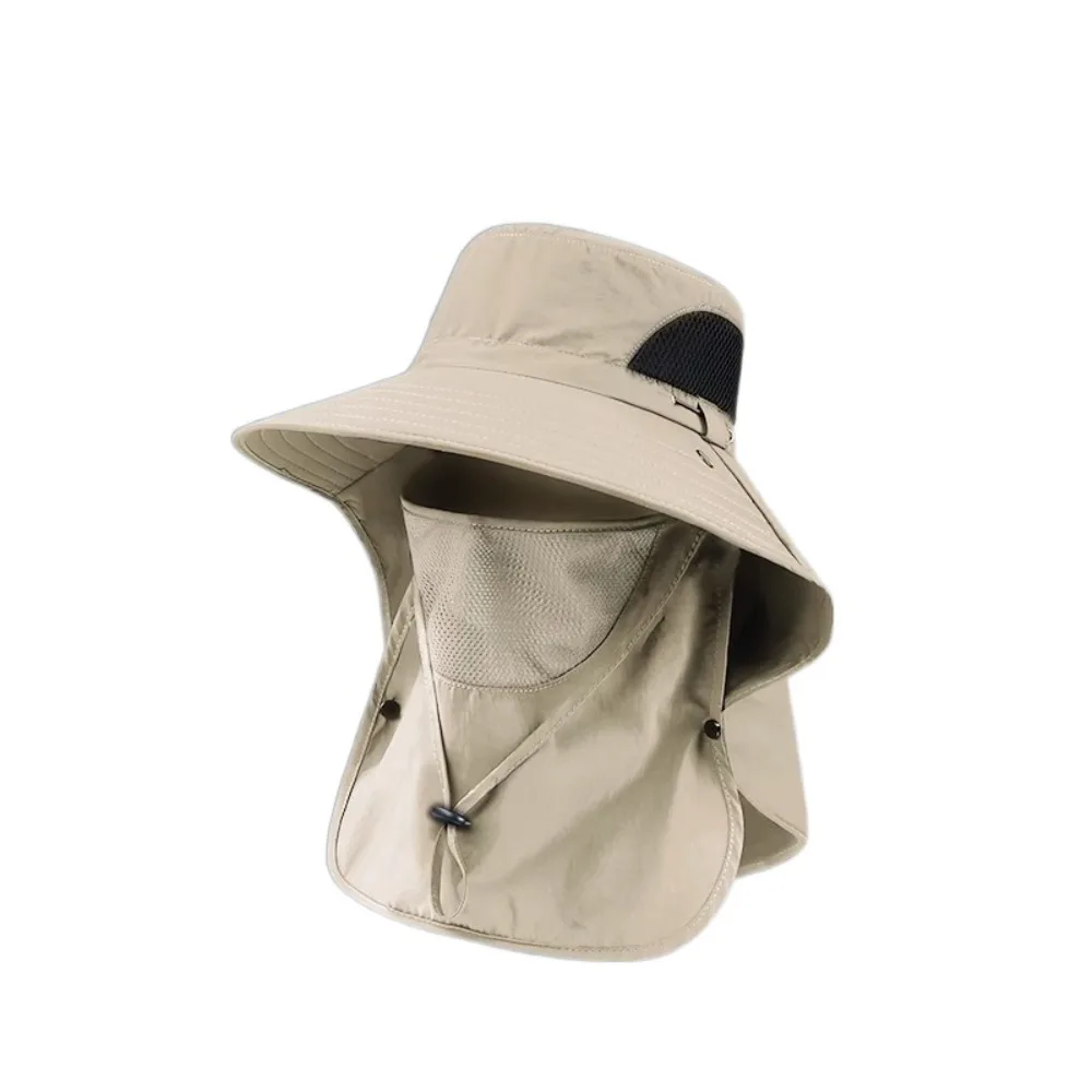 Fishing Hat Men's Sunshade Hat Summer Sunscreen Big Eaves Comprehensive Outdoor Leisure Face Covering Proof Mountaineering Hat
