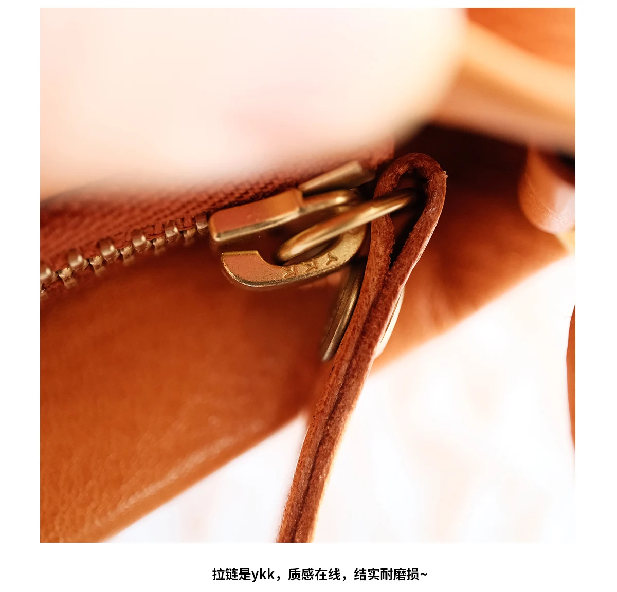 Outdoor-Tageshandtasche aus echtem Leder für Damen, handgefertigt, kleine Umhängetasche aus pflanzlich gegerbtem Rindsleder, schlichte Crossbody-Tasche – Detail 18
