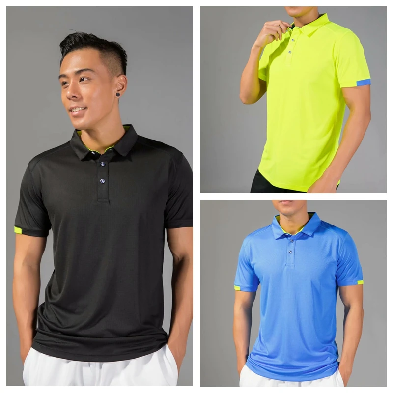Mens Golf Tennis Jersey Sweatshirts Running Sport Tops Gym Fitness Plus Size Shirts Quick Dry Breathable Training Clothes 6XL