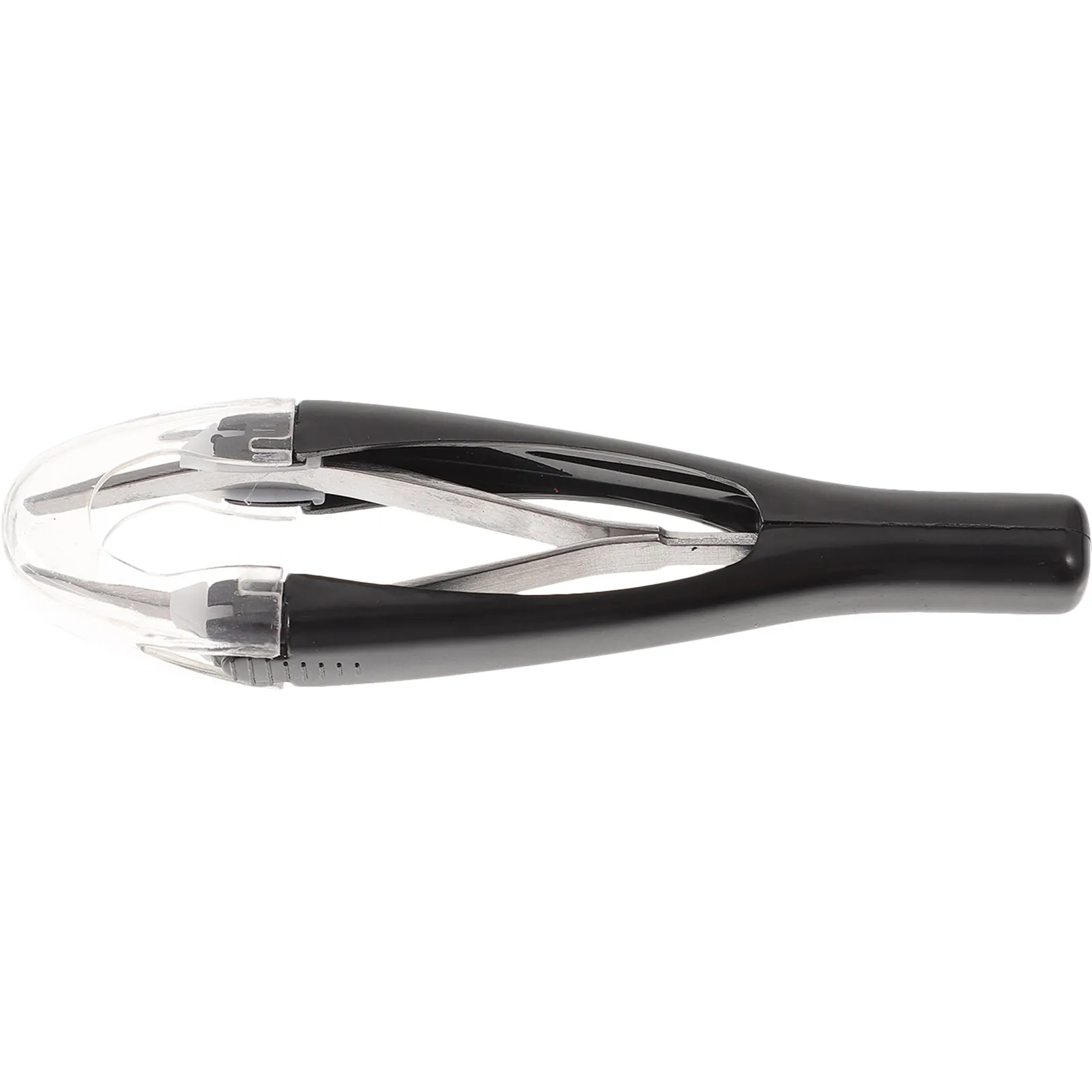자동 개폐식 눈썹 족집게 스테인리스 스틸 사선 팁 헤어 메이크업 도구 정밀 얼..
