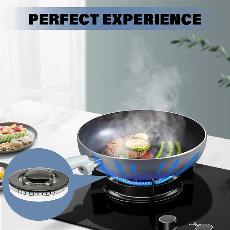 YUANGANG Metal Gas Stove Cap Kit, For Sabaf Heaters Crown Flames