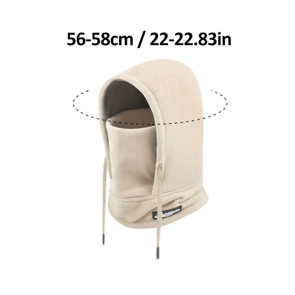Winter Thermal Neck Warmer Outdoor Fleece Balaclava Scarf Skiing Face Mask Windproof Keep Warm Cycling Cap New