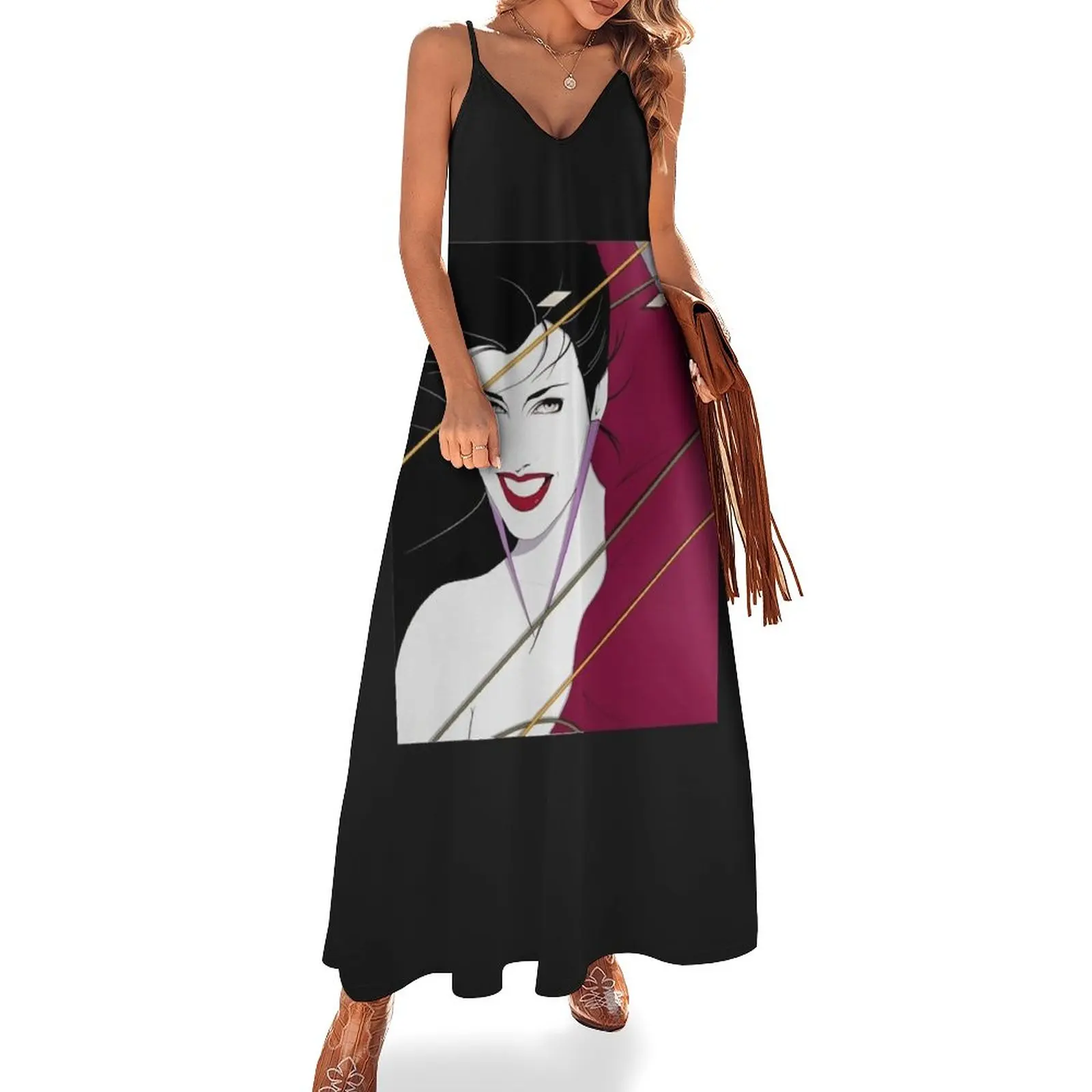 

New In thor ragnarok duran duran's rio bruce banner Sleeveless Dress dresses for women