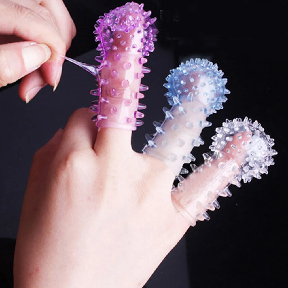 Duren Finger Penis Sleeve Condom Reusable Penis Ring Vagina Clits Stimulation Massage Sex Toys For Women Lesbian Erotic Toys