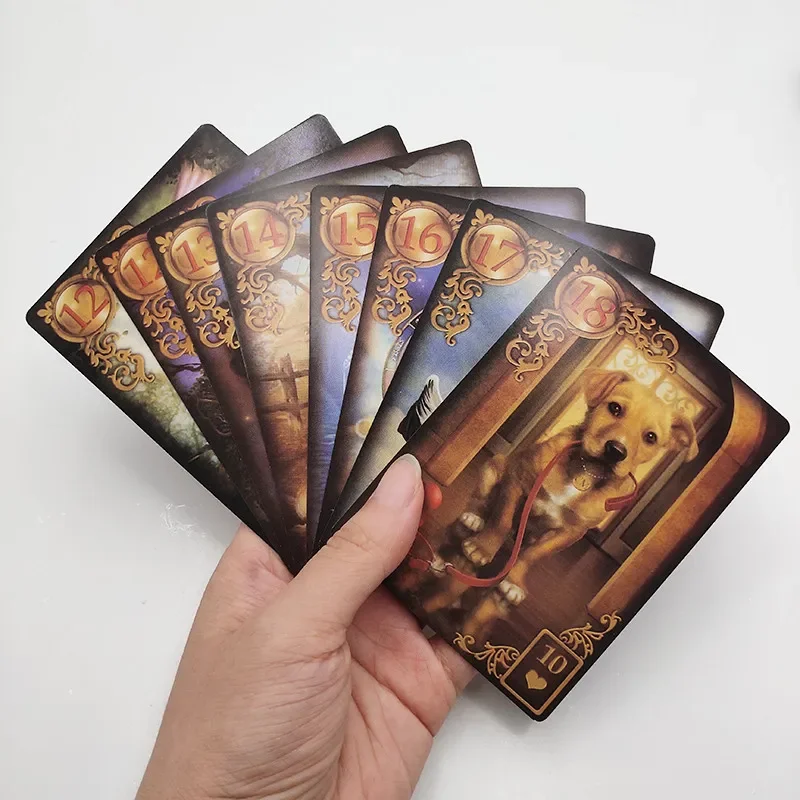 44pcs/set Reverie Lenormand Tarot Deck Cards Fate Divination Tarot Card Board Game With Online Guidebook For Adult Children Game 6