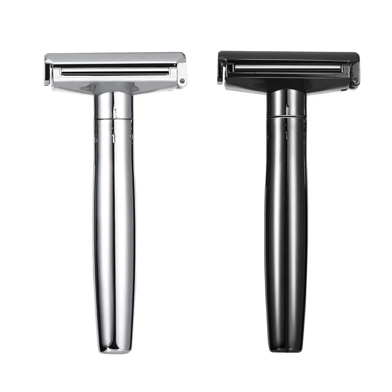 Classic Adjustable Safety Razor Double Edge Zinc Razors For Men With Holder 10 Blades New Fashion Style 2